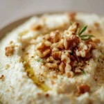 Puré de coliflor con romero y nueces