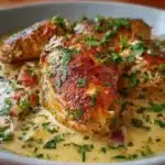 Pollo en salsa cremosa ligera 🍗