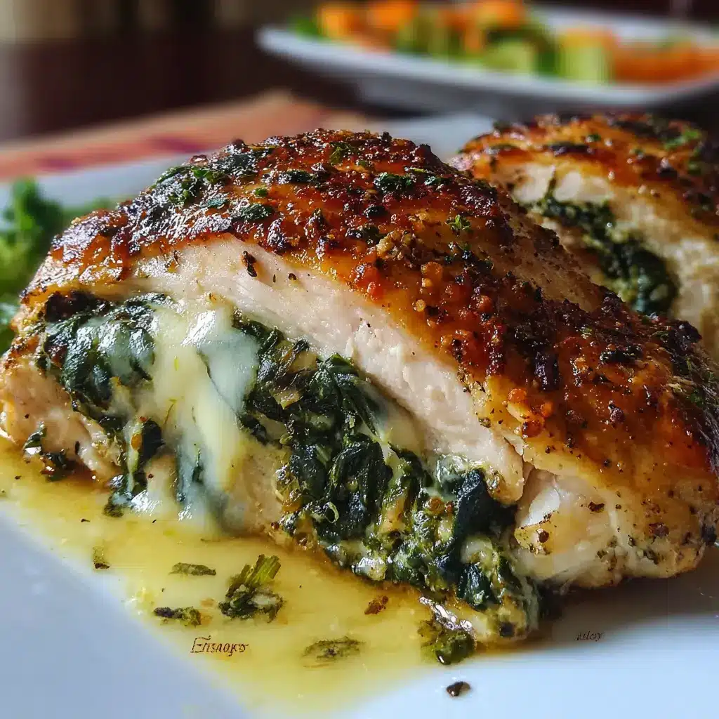 Pollo Relleno de Espinaca y Queso 🧀🌿