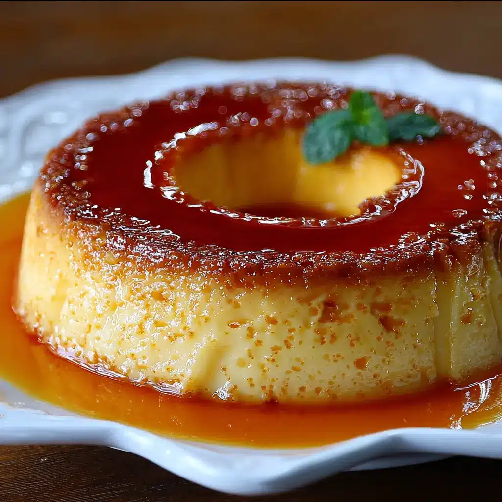 Flan casero con tres ingredientes y pocos minutos de cocción