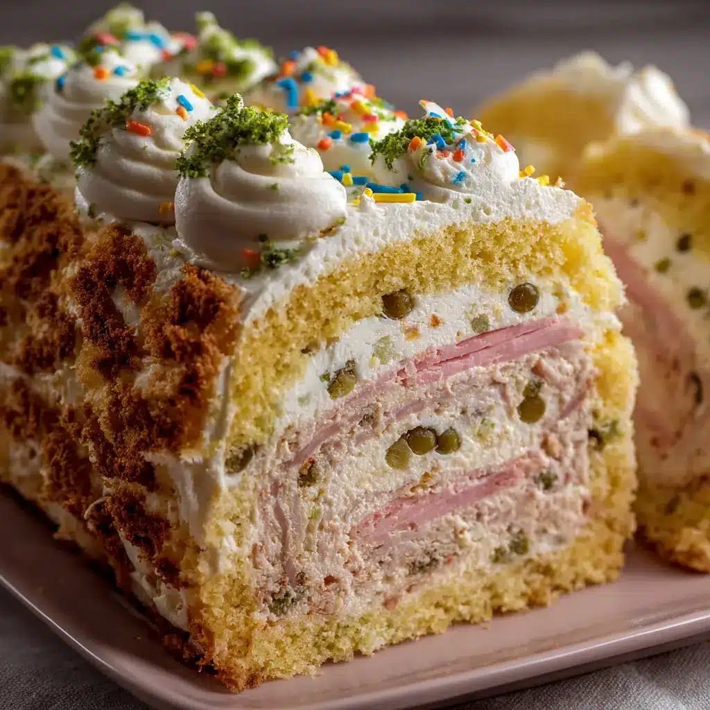 Receta Fácil de Pastel Salado Frío para Fiestas