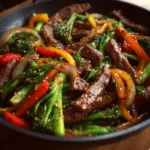 Wok de Carne con Vegetales