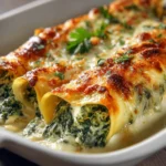 Canelones de espinaca