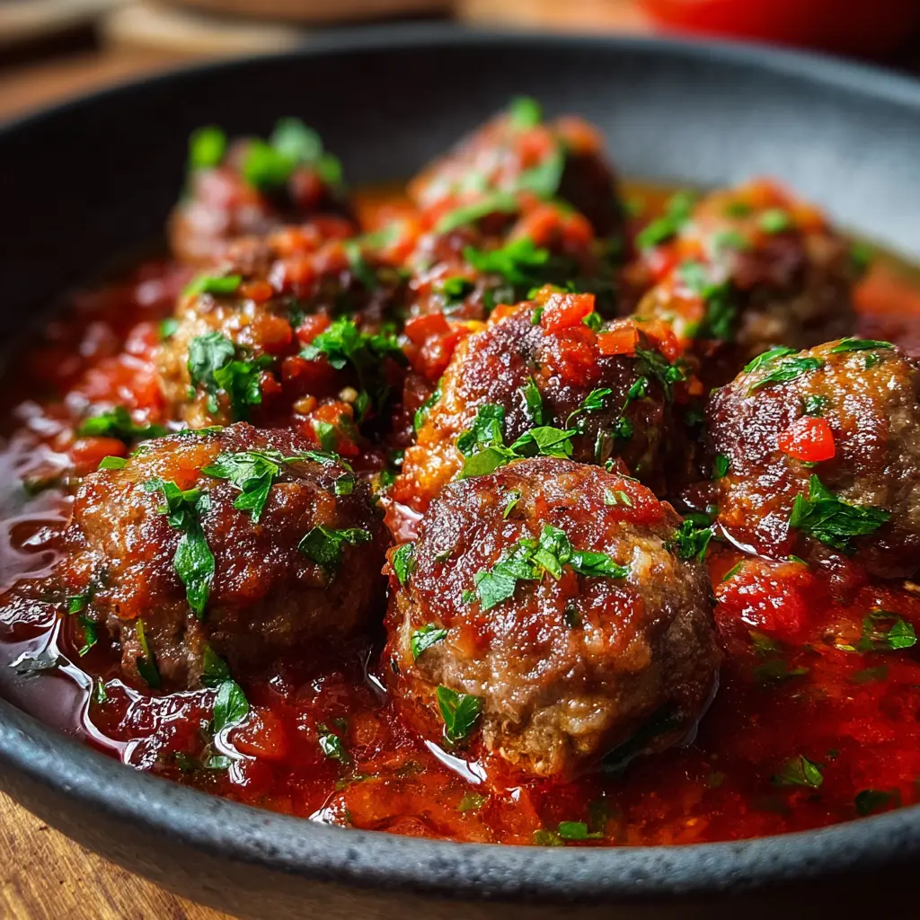 Albóndigas Grandes en Salsa