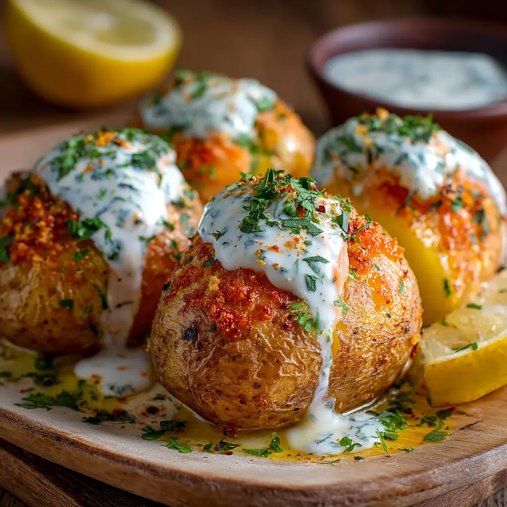 Papas Rellenas Cremosas de Salmón