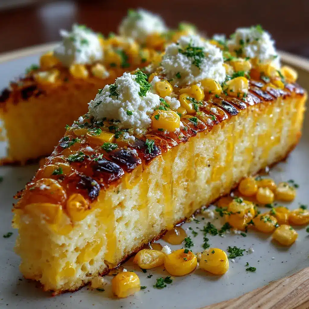 Pastel Imposible de Elote y Queso