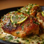 Pollo con Salsa Cremosa de Limón