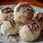 Trufas de Coco y Chocolate Blanco