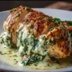 Pollo Relleno con Espinaca y Queso