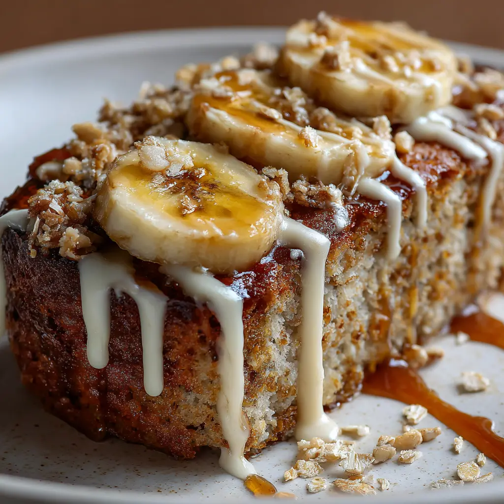 Panqué de Plátano con Avena