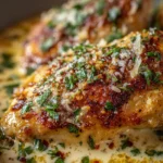 Pollo en Salsa de Nata, Ajo y Parmesano