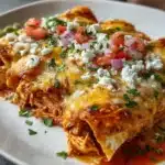 ENCHILADAS DE POLLO CON QUESO