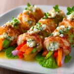 Rollitos de primavera de langostinos