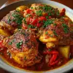 Pollo a la portuguesaPollo a la portuguesa