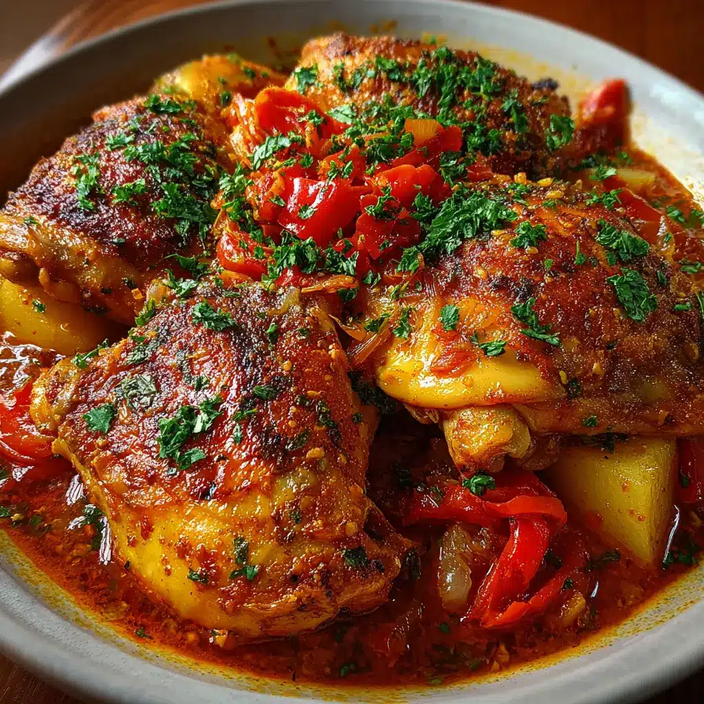 Pollo a la portuguesaPollo a la portuguesa