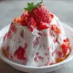 Gelatina de Yogurt con Fresas