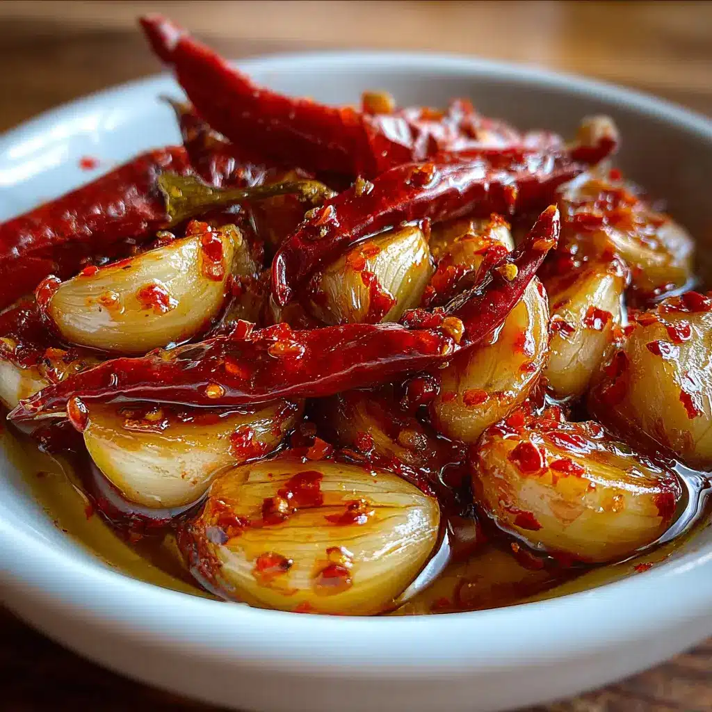 Ajos Confitados con Hojuelas de Chile 🧄🌶️