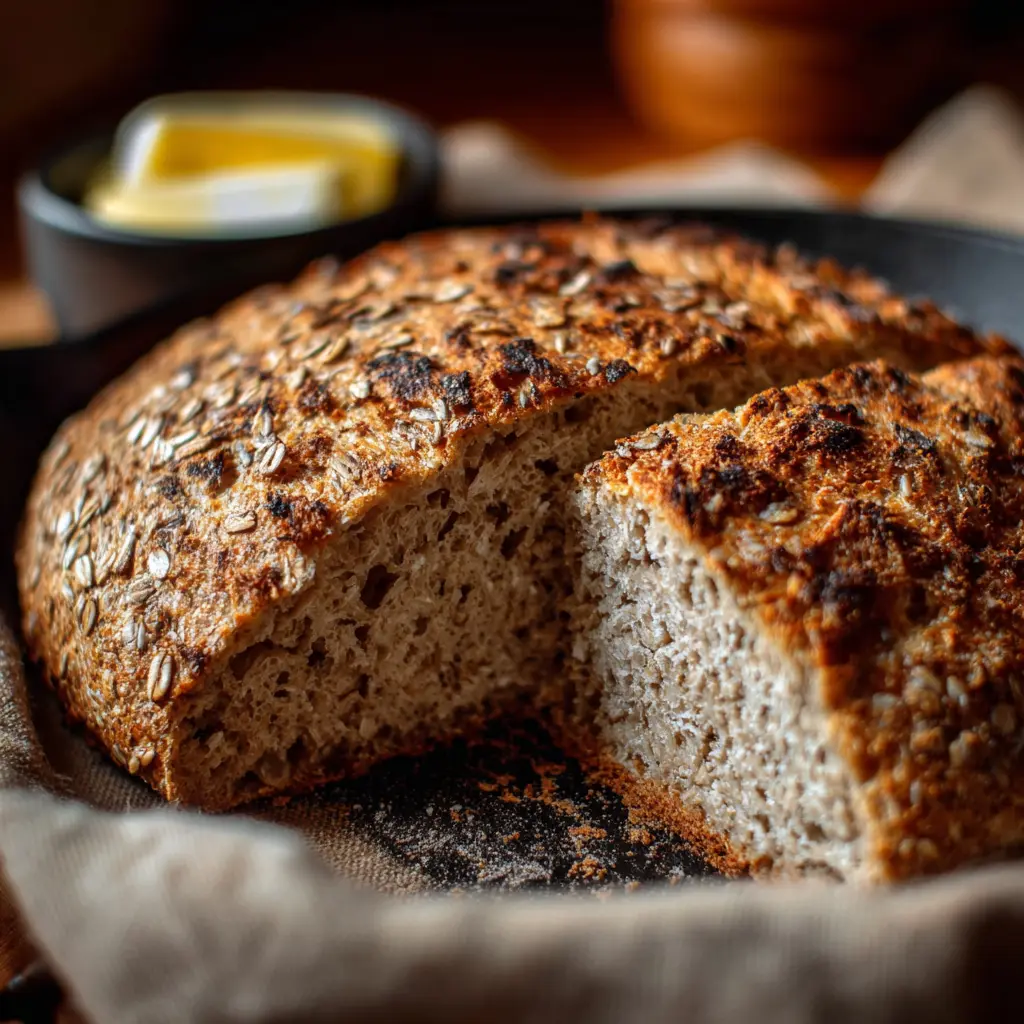 PAN DE AVENA Y CHÍA EN SARTÉN