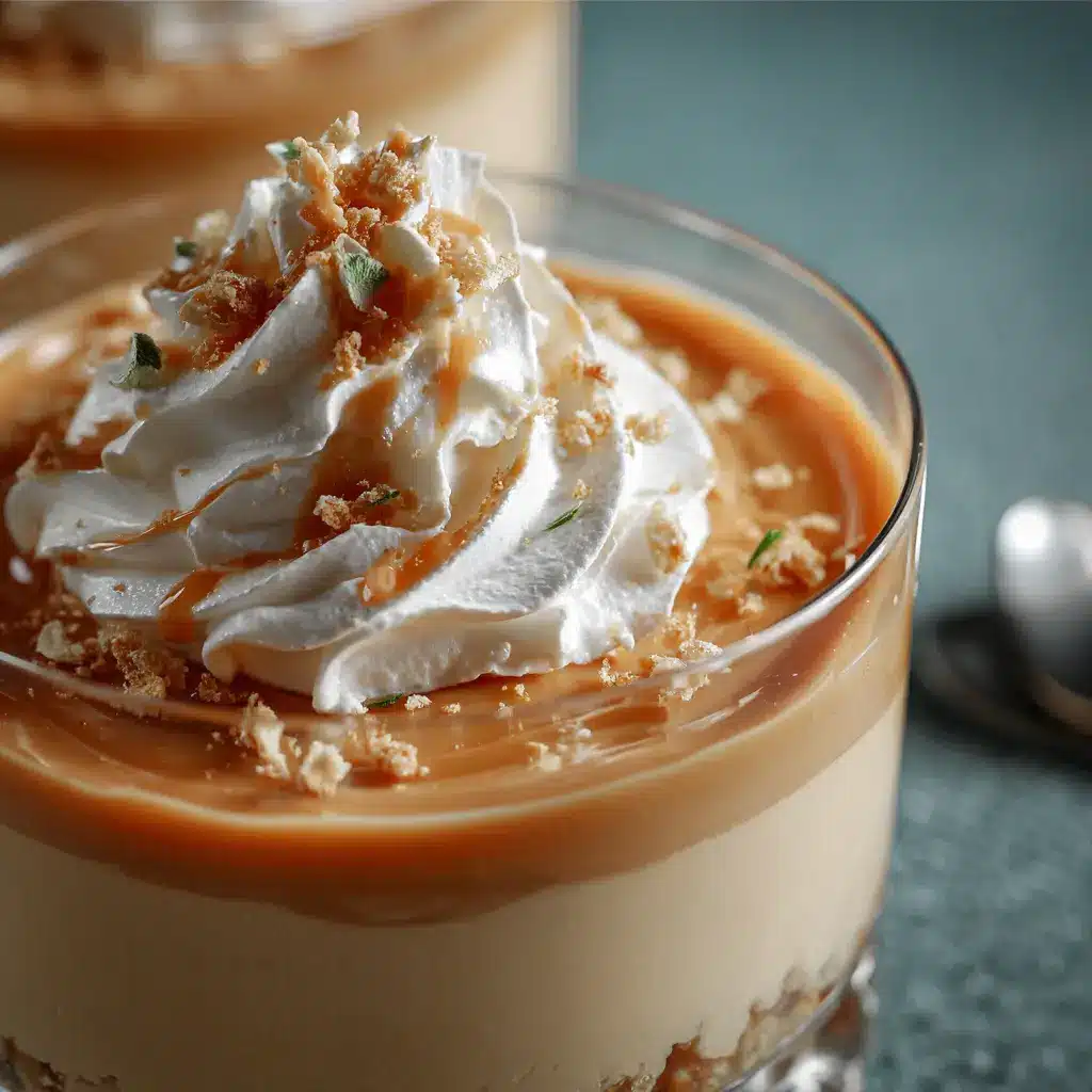 Mousse de dulce de leche fácil