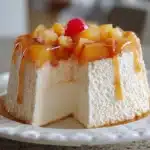 Gelatina de Durazno con Tres Leches