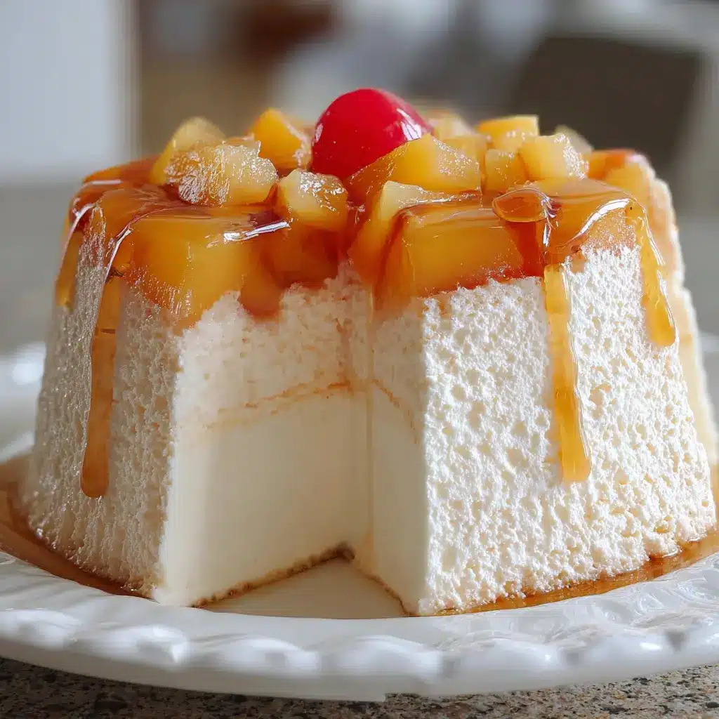 Gelatina de Durazno con Tres Leches