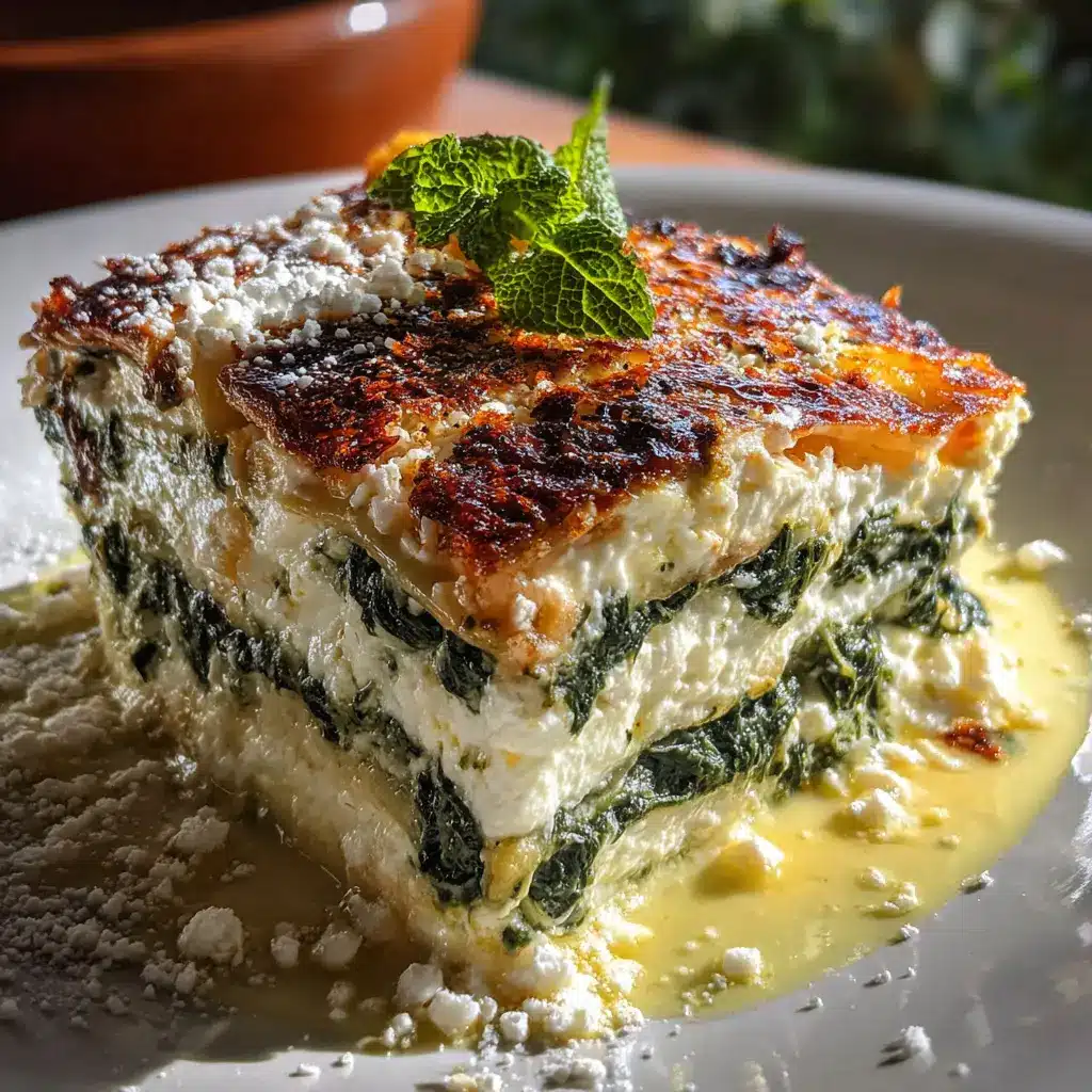 Lasaña de Espinaca y Ricotta