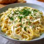 Fettuccine con salsa Alfredo