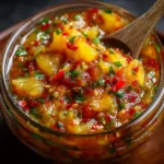 Salsa Tatemada de Piña con Habanero