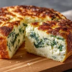 Torta de Queso con Espinaca Sin Gluten