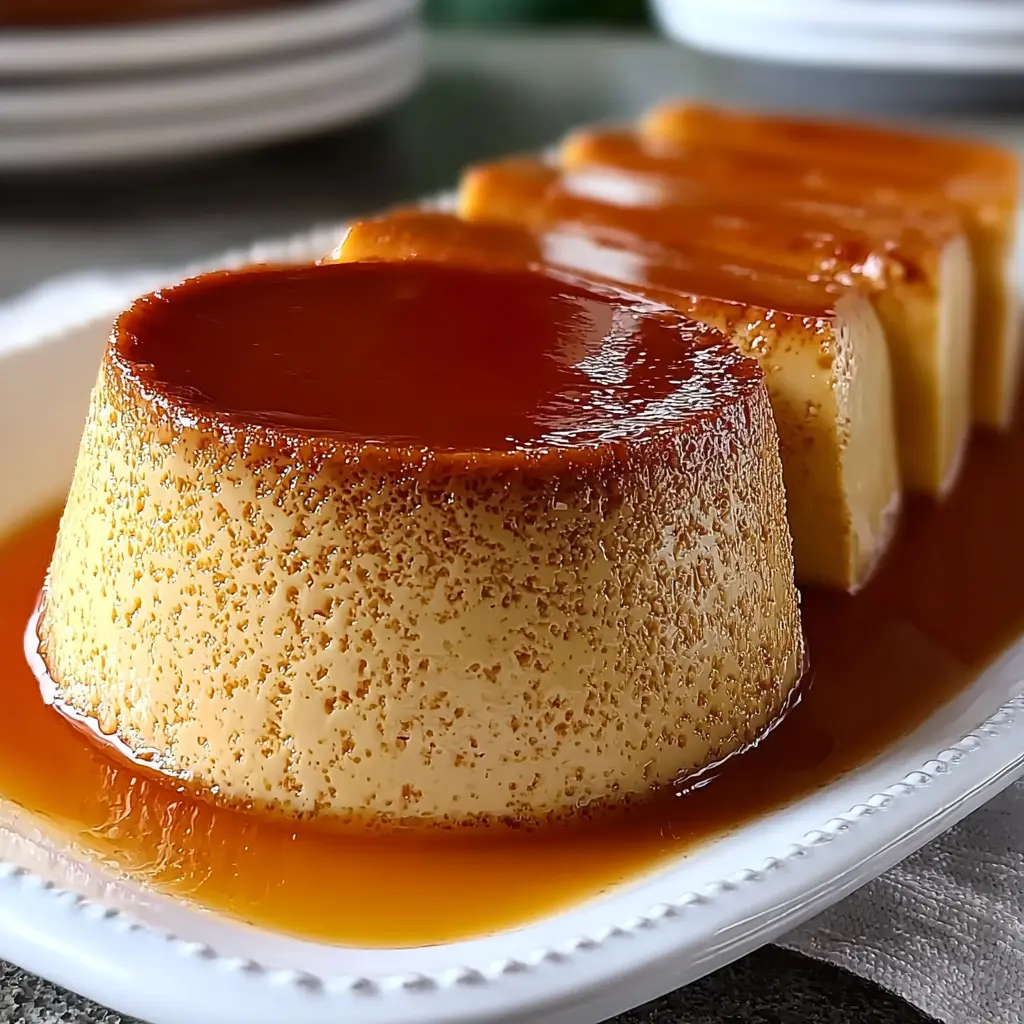 Flan de Yogur Sin Horno con Textura Firme y Suave