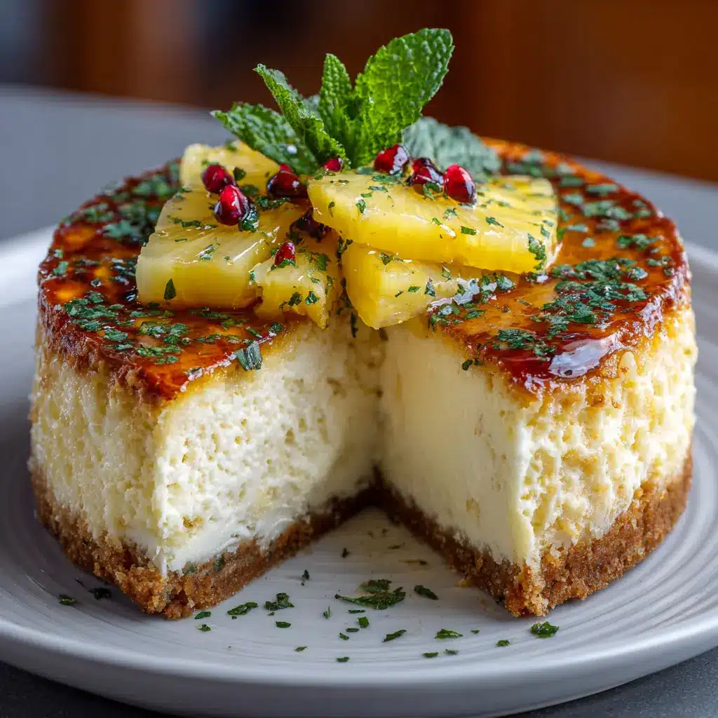 CHEESECAKE DE PIÑA