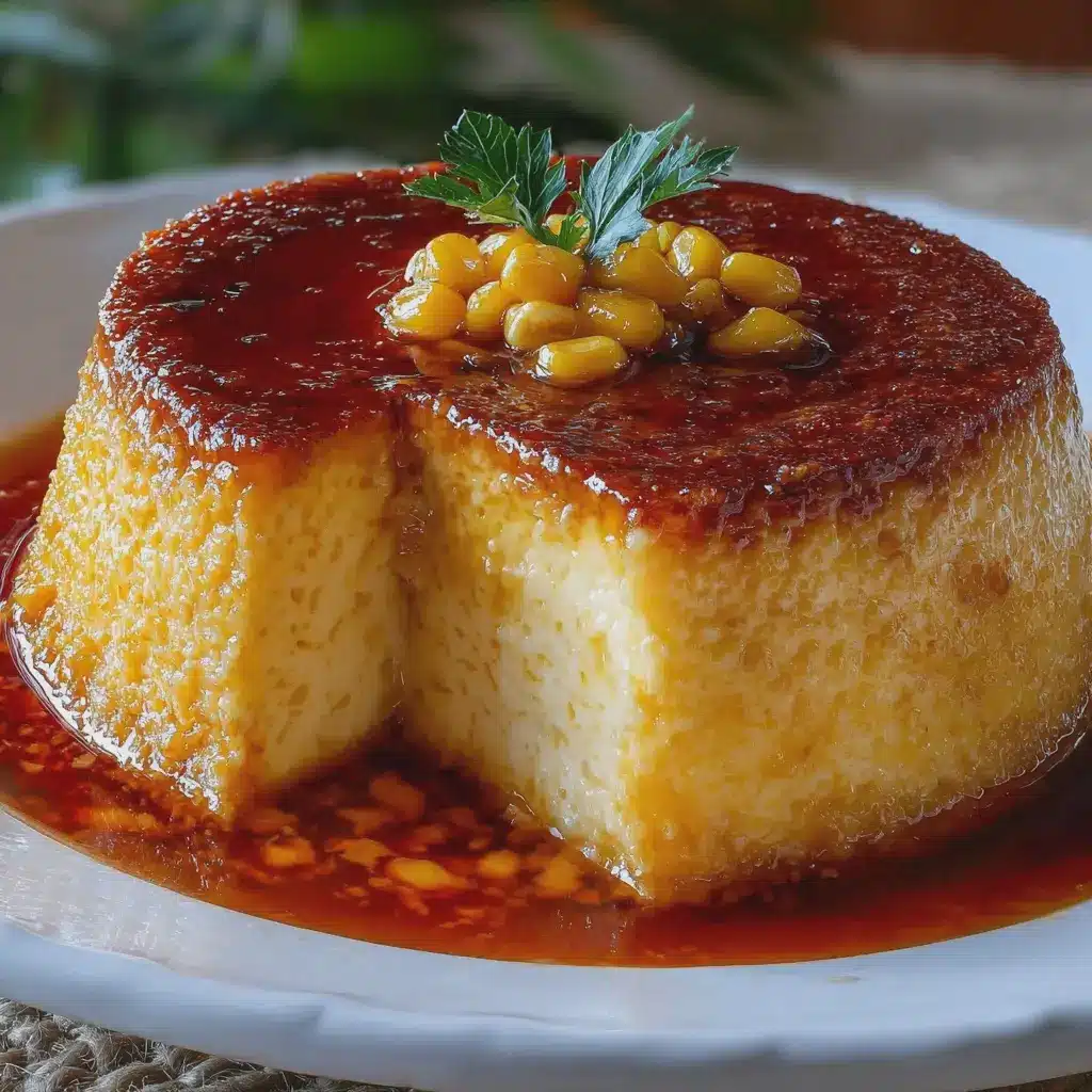 FLAN CREMOSO DE ELOTE CON QUESO