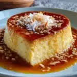 FLAN DE COCO CREMOSO CASERO