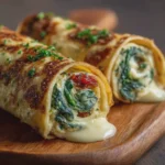ROLLITOS DE QUESO Y ESPINACA FÁCILES Y ECONOMÍCAS