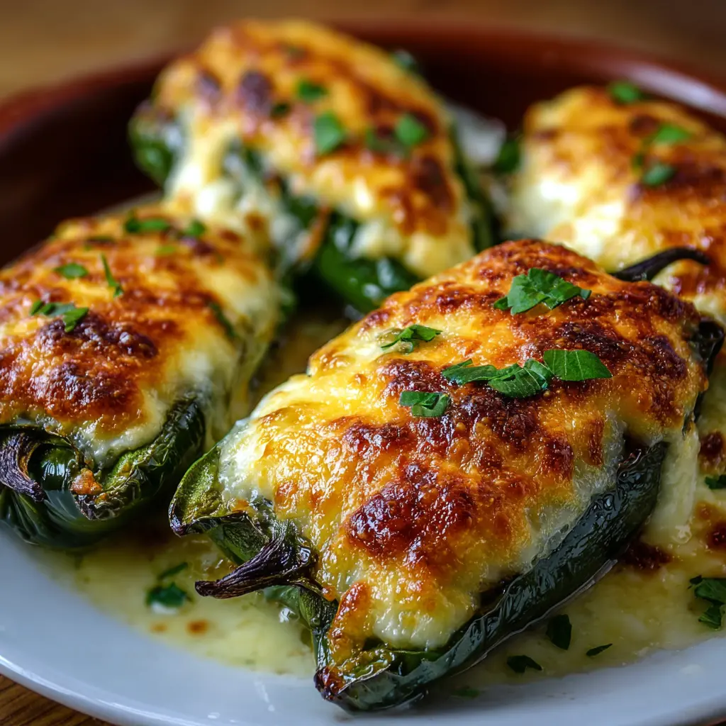 Zapallitos Verdes Rellenos con Queso Gratinado y Mucho Sabor