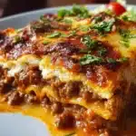Lasaña de Carne con Mucho Queso