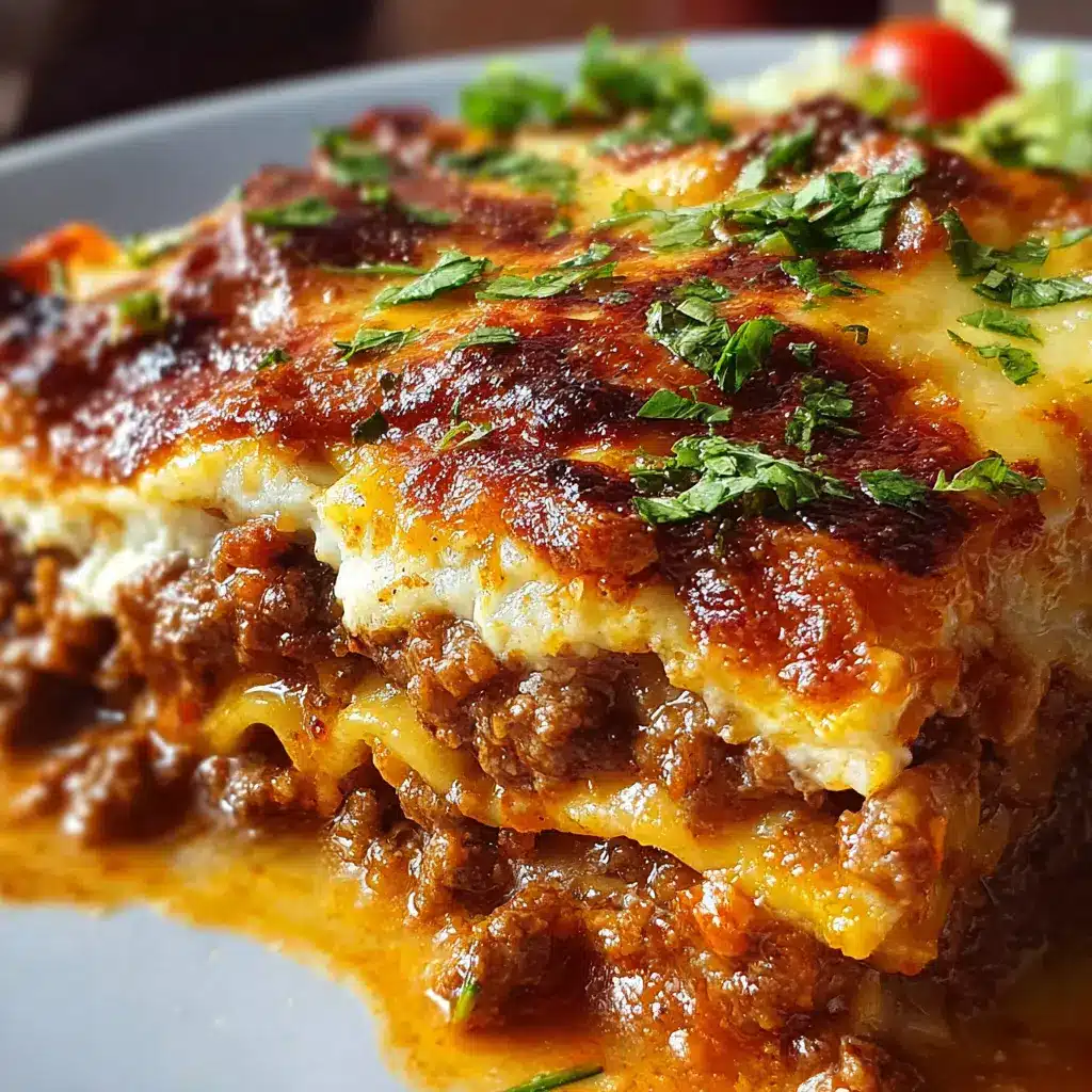 Lasaña de Carne con Mucho Queso