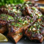 Costillas de Res al Ajo y Limón