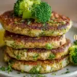 Tortitas de Atún con Brócoli y Queso