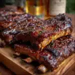 Costillas de Res a Fuego Lento con Glaseado de Whisky