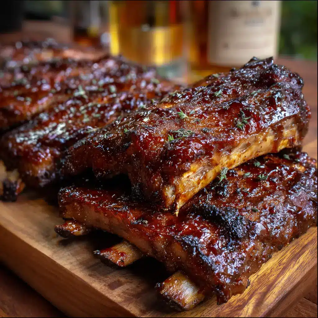 Costillas de Res a Fuego Lento con Glaseado de Whisky