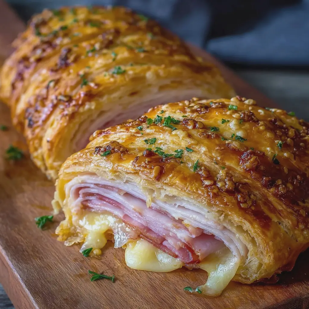 Hojaldre de Chicken Ham y Queso