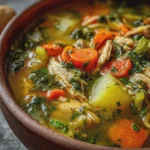 Sopa de Pollo Fácil con Verduras