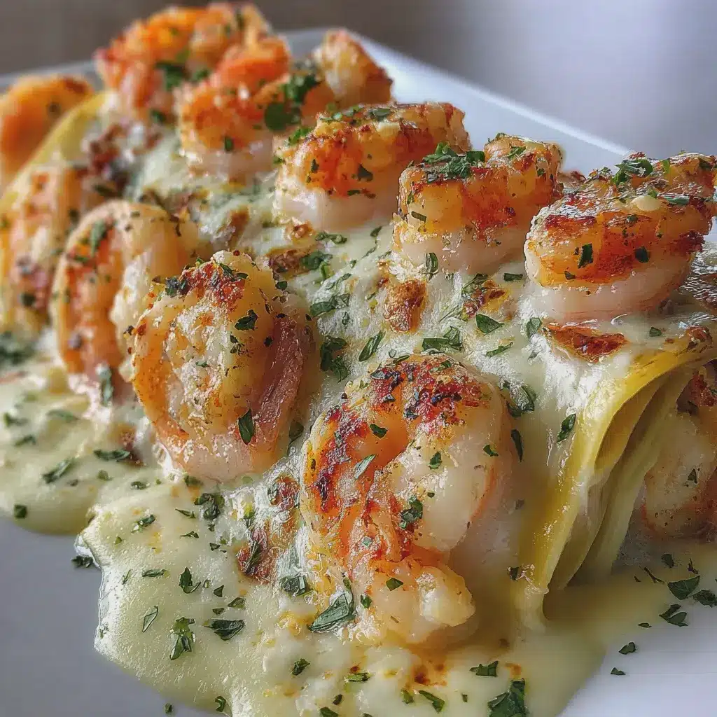 Rollitos de Camarones Alfredo con Queso