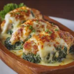Pechugas Rellenas de Queso y Espinacas