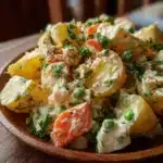 Ensalada de Papas con Mayonesa, Chícharos, Zanahoria y Apio 🥕