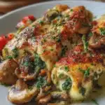 Pollo al Ajillo con Champiñones