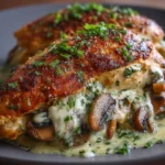 Pechuga de Pollo Rellena de Champiñones