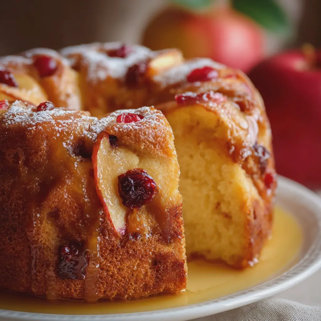 Bizcocho con Manzana y Pasas