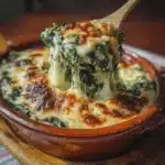 Espinacas Gratinadas con Queso y Bechamel